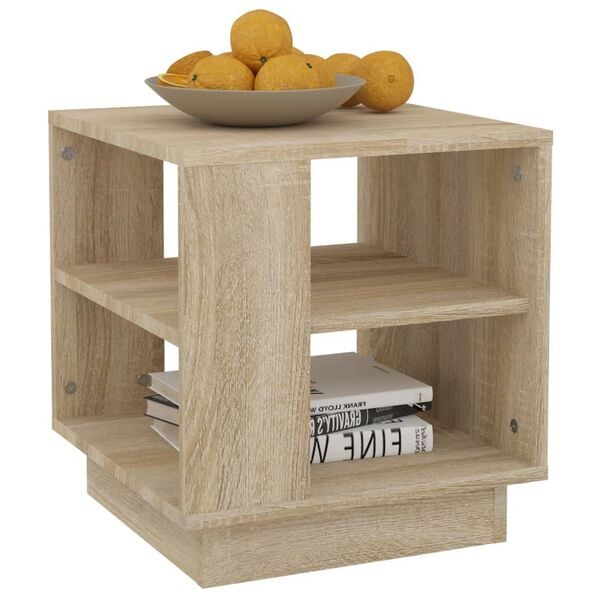 vidaXL Coffee Table Sonoma Oak Engineered Wood Compact Coffee Table