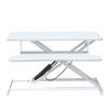 vidaXL Adjustable Workstation White Steel, Engineered wood Standard