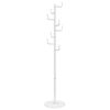 vidaXL Coat Stand White Powder-coated iron Large Coat Stand