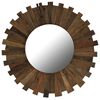 vidaXL Mirror Varies Reclaimed wood Medium Wall mounting Mirror