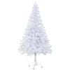 vidaXL Artificial Christmas Tree White PVC, plastic 47.2 in