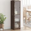 vidaXL Highboard Brown Oak Engineered wood 56 in tall Highboard