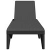 vidaXL Sun Lounger Anthracite 100% Polypropylene Standard