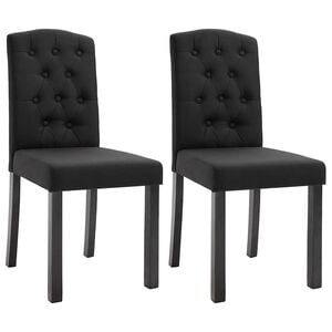 vidaXL Dining Chair Black 41.9 x 51.6 x 95 cm fabric