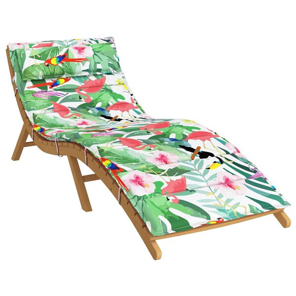 vidaXL Sun Lounger Cushion Multicolour 70.9x23.6x1.6" Oxford Fabric