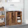 vidaXL Bathroom Cabinet with Shelf Old Wood 24.80 x 11.42 x 21.65 in