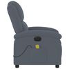 vidaXL Electric Massage Recliner Chair Dark Gray