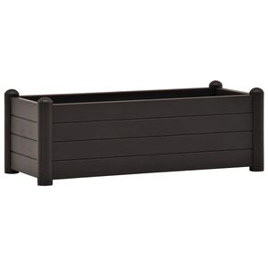 vidaXL Raised Bed Anthracite Polypropylene Large UV-resistant materials