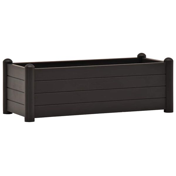 vidaXL Raised Bed Anthracite Polypropylene Large UV-resistant materials