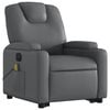vidaXL Electric Stand Up Massage Recliner Chair Gray