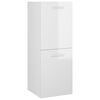 vidaXL Bathroom Furniture Set High gloss white Engineered wood, acrylic