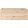 vidaXL Garden Planter Natural Wood Solid Pine Wood Large Garden Planter
