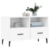 vidaXL TV Cabinet White Engineered wood, Metal Medium TV Cabinet