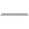 vidaXL Stair Tread Rectangular 2 pcs Silver 23.62 x 7.87 in Aluminium