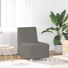 vidaXL Modular Sofa Unit Armless Light Grey 21.65 x 29.13 x 32.28 in