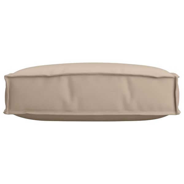 vidaXL Pallet Cushion for suitable for Seat Taupe 23.6" x 23.6" x 4.7