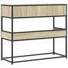 vidaXL Console Table Sonoma Oak Engineered wood Narrow Console Table