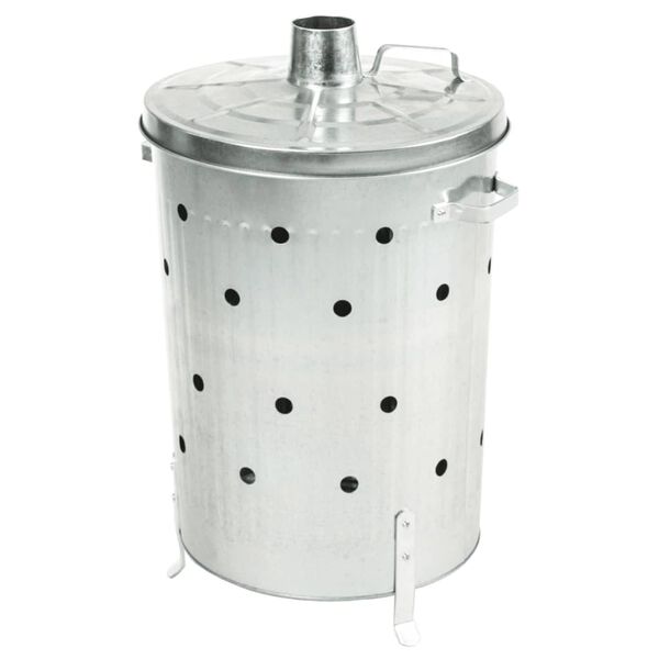 Nature Garden Incinerator Galvanized Steel Medium Durable