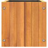 vidaXL Garden Planter Natural wood Solid Acacia wood Small Durable