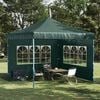 vidaXL Party Tent Sidewall Green Polyethylene (PE) Large