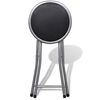 vidaXL Folding Stools 4 pcs Faux Leather