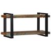 vidaXL Wall Shelf Multicolor Solid reclaimed wood, iron
