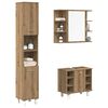 vidaXL Bathroom Furniture Set Artisan Oak Engineered wood, acrylic