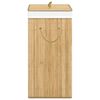 vidaXL Bamboo Laundry Basket with 2 Sections 19 gal