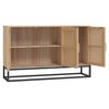 vidaXL Sideboard Engineered wood, Solid Pinewood, Iron Average Sideboard