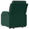 vidaXL Electric Stand Up Massage Recliner Chair Dark Green Velvet Medium