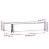 vidaXL Pallet Collar Grey 39.4x19.7" Solid Wood Pine