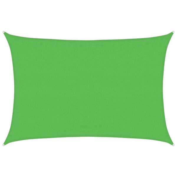 vidaXL Sunshade Sail 1.75 oz/ft² Light Green 11.5x16.4' HDPE