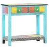 vidaXL Console Table Multicolor Solid Mango Wood, MDF