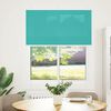 vidaXL Pleated Blind Petrol green 100% Polyester 43.3 x 39.4 in Modern