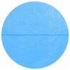vidaXL Above Ground Swimming Pool Cover Blue Thick PE film with air chambers