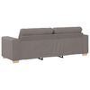 vidaXL Sofa Taupe 87.01 x 30.71 x 31.50 in Fabric