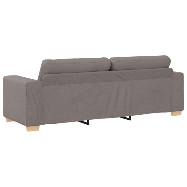 vidaXL Sofa Taupe 87.01 x 30.71 x 31.50 in Fabric