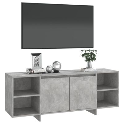 vidaXL TV Stand Concrete Gray 51.2"x13.8"x19.7" Engineered Wood