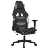 vidaXL Gaming Chair Black and Light Gray