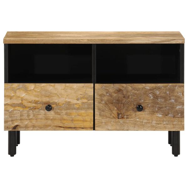 vidaXL TV Cabinet Natural mango wood Solid mango wood, iron, engineered wood