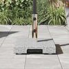 vidaXL Parasol Base Grey 16.14 x 16.14 x 14.57 in Granite