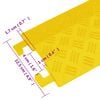 vidaXL Cable Protector Ramps 2 pcs 38.8 " Yellow