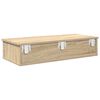 vidaXL Wall Shelf Sonoma oak Engineered wood Medium Wall Shelf