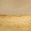 vidaXL Coffee Table Brass Hammered Aluminum Medium Decorative Inlays