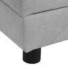 vidaXL Dog Sofa Grey Plush (80% polyester, 20% cotton), solid pinewood, Foam