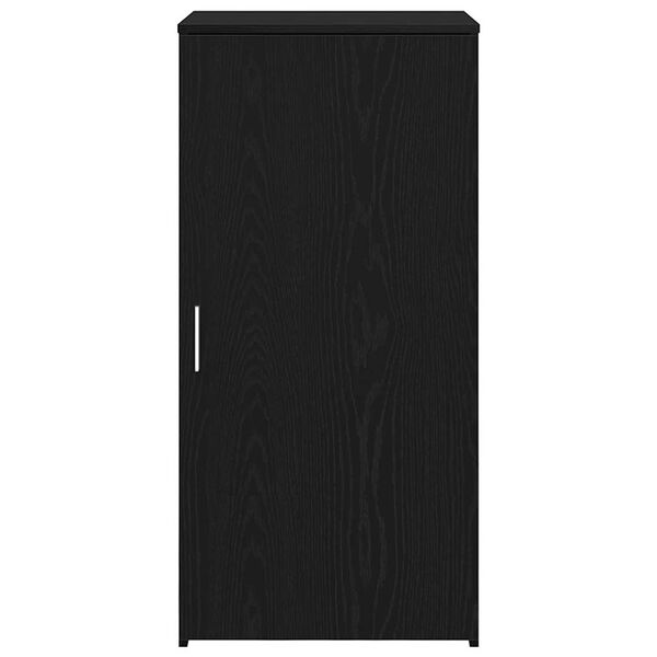 vidaXL Storage Cabinet Black Engineered wood Compact Storage Cabinet
