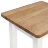 vidaXL Bar Stool Set of 2 Oak and White