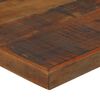vidaXL Bar Table Dark Brown Solid Reclaimed Wood Large Footrest