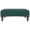 vidaXL Sofa Bed Dark Green Velvet (100% polyester), wood, plastic, foam