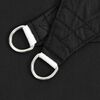 vidaXL Sunshade Sail Oxford Fabric Square 9.8x9.8' Black